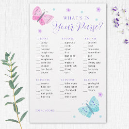 Borboletas Whimsic Jogo de Chá de fraldas