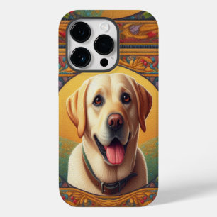 Borda Colorida do Cachorro do Labrador Floral Retr