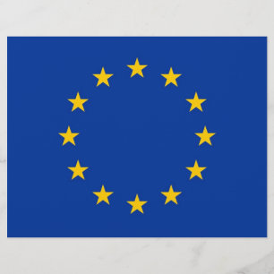 Borda com bandeira da União Europeia