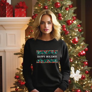 Borda De Natal Com T-Shirt De Capa Longa