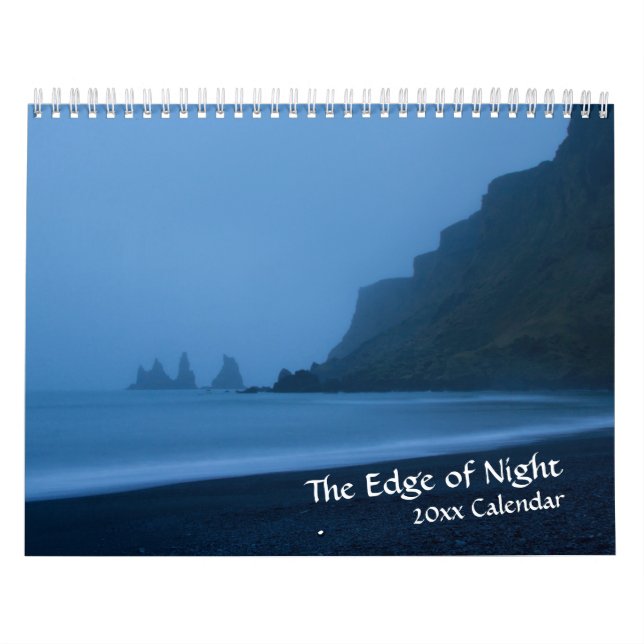 Borda do calendário do crepúsculo da noite (Capa)