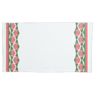 Borda dos lírios cor-de-rosa em branco para person