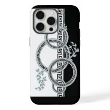 Borda Estilo Versace Elegante Cinza Prata Barroco