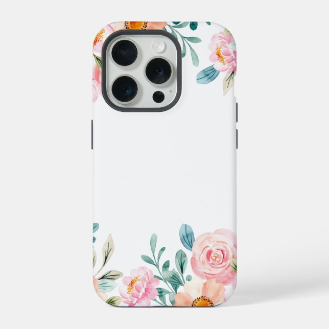 Borda floral de aquarela (Verso)