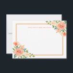 Borda Floral de Pêssego | Conselho de Casamento<br><div class="desc">Borda Floral de Pêssego | Conselho de Casamento</div>