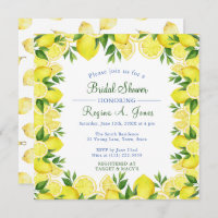 Borda uniforme de fruta de limão floral