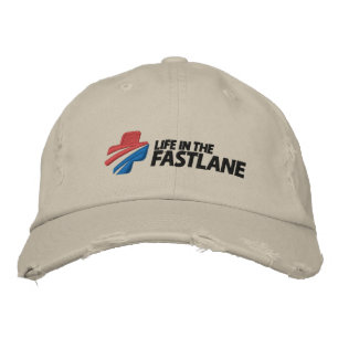 Bordado A vida no Boné Fast Lane