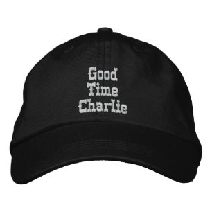 BORDADO BOM BONÉ CHARLIE DO TEMPO