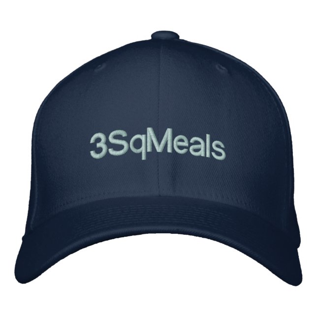 Bordado boné 3SqMeals (Frente)