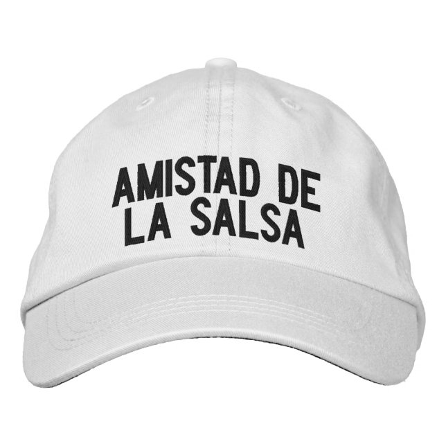 Bordado Boné de Amistad do Salsa (Frente)