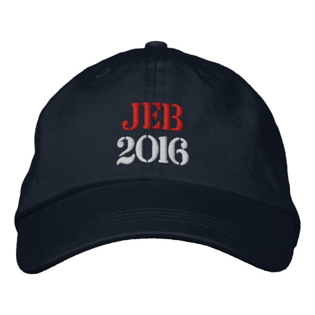 Bordado BONÉ de basebol JEB 2016 (Frente)