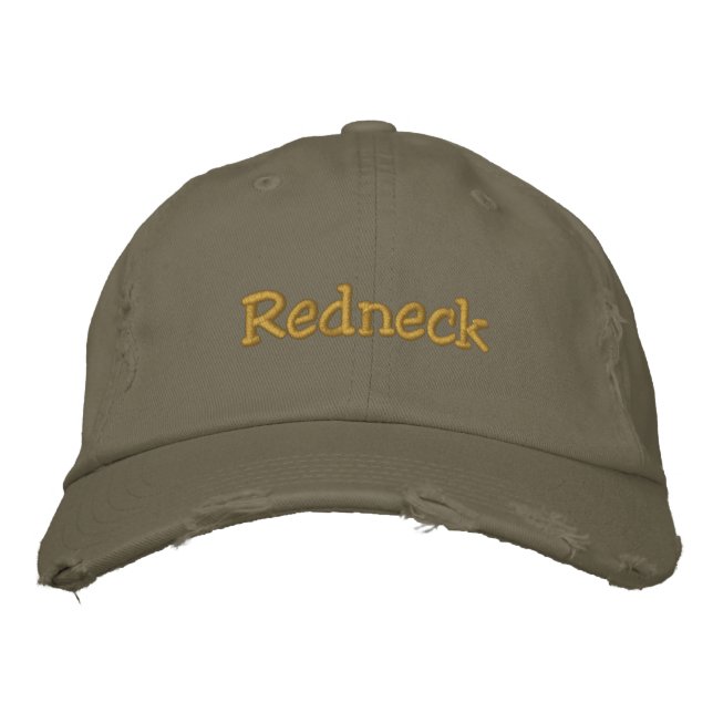 Bordado Boné de beisebol do Redneck (Frente)