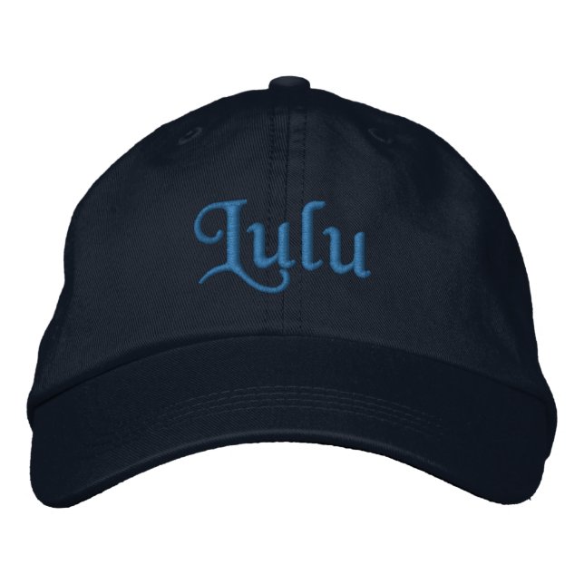 Bordado Boné de beisebol personalizado Lulu (Frente)
