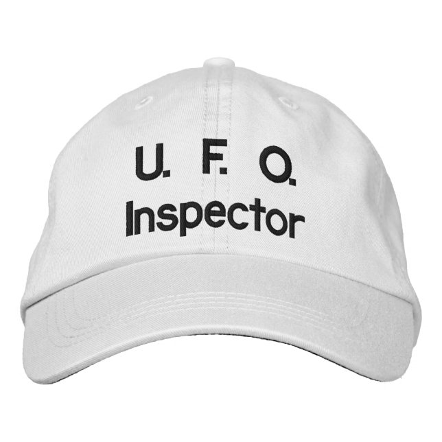 Bordado Boné de Inspetores da U.F.O. (Frente)