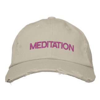 BORDADO BONÉ DE MEDITAÇÃO
