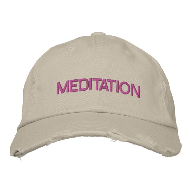 BORDADO BONÉ DE MEDITAÇÃO (Frente)