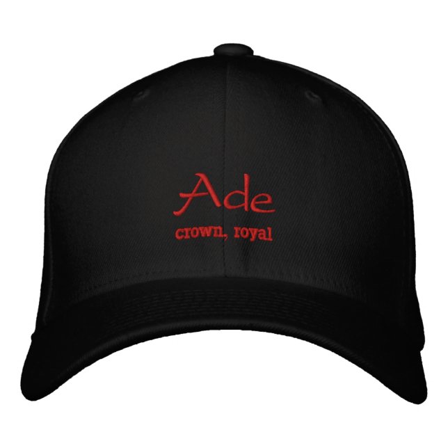 Bordado Boné de nome de anúncio / Hat (Frente)