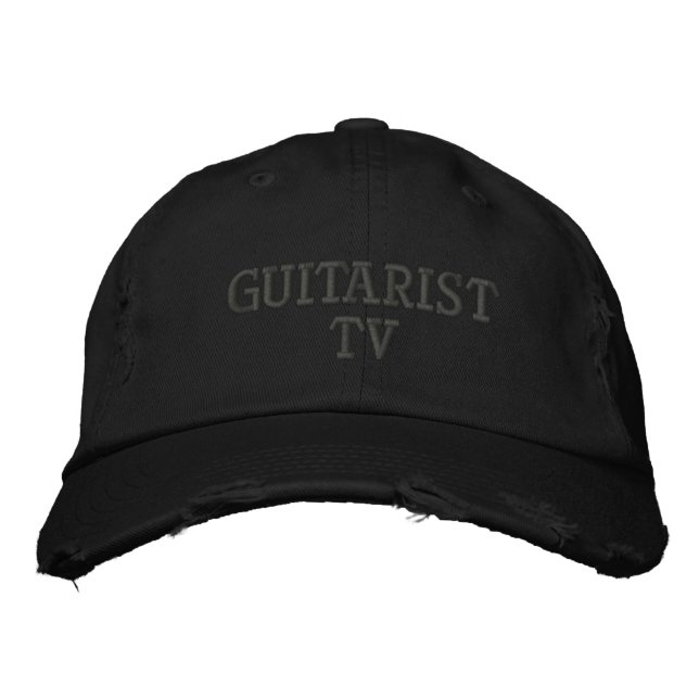 Bordado Boné de TV guitarrista (Frente)