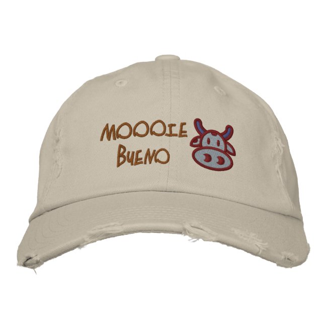BORDADO BONÉ DE VACA MOOOIE BUENO (Frente)