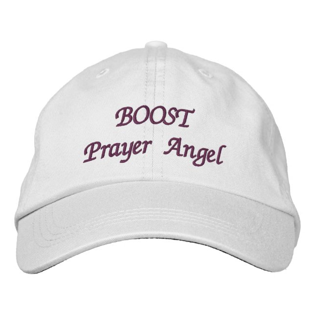 Bordado BONÉ do Anjo de Oração BOOST (Frente)