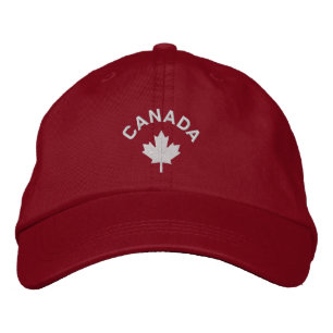 Bordado Boné do Canadá - White Maple Leaf Hat