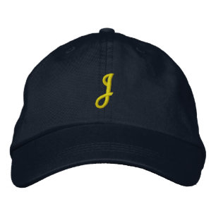 Bordado Boné do desenhista da INICIAL "J"