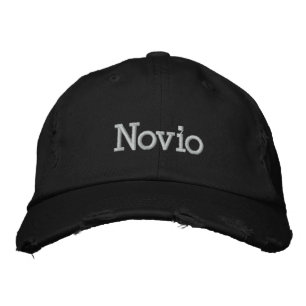 Bordado Boné do noivo no espanhol