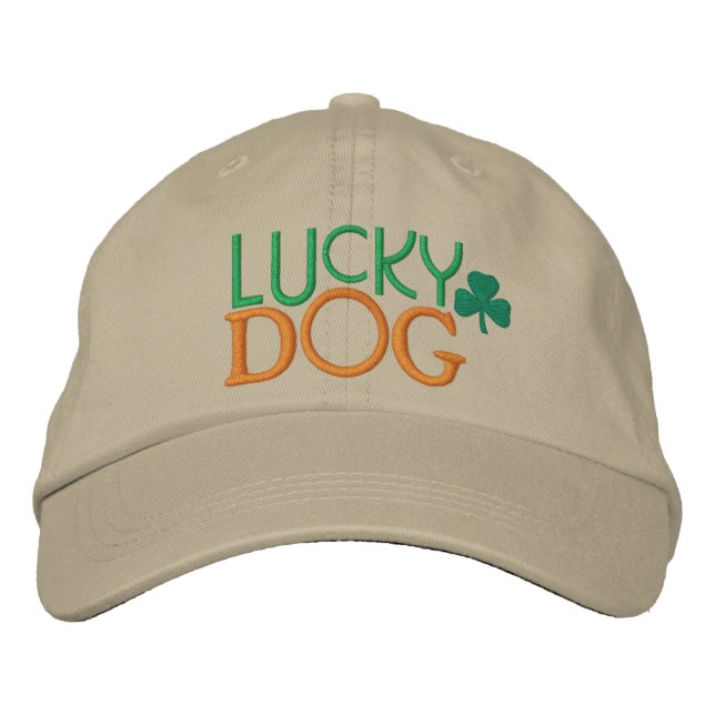 Bordado Boné Lucky Dog por SRF (Frente)