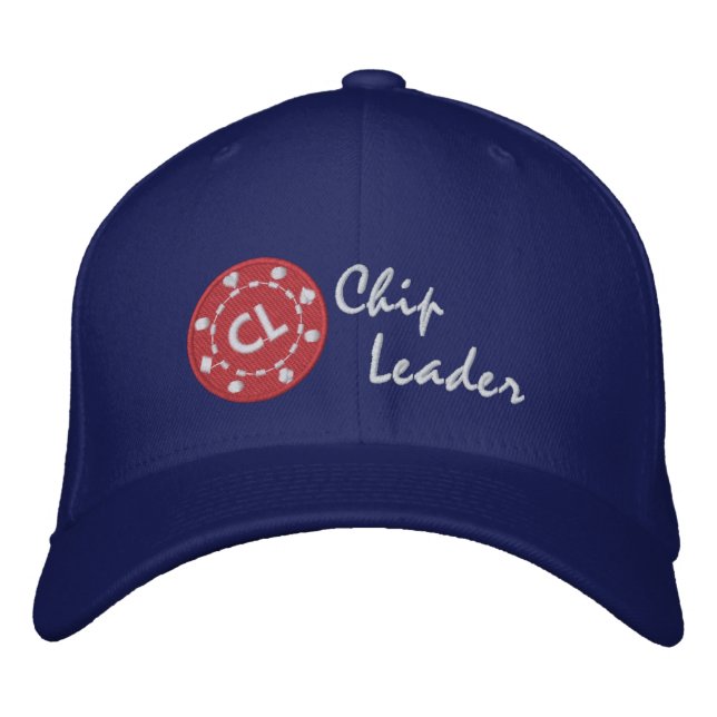 Bordado Boné personalizado de baseball Chip Leader® (Frente)