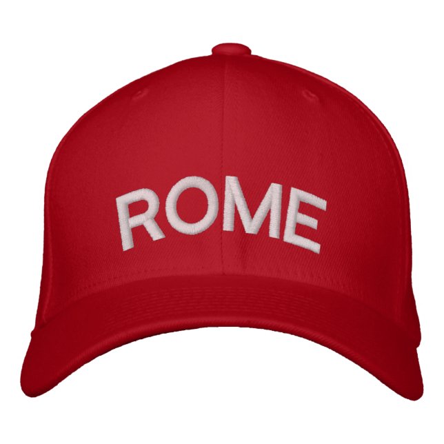 Bordado Boné Personalizado de Baseball em Roma Itália (Frente)