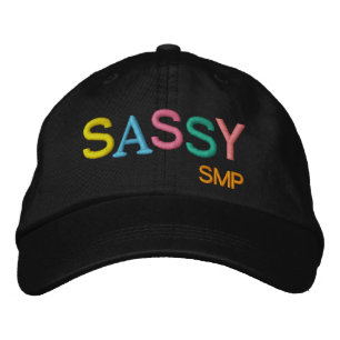 Bordado BONÉ SASSY por SRF