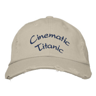 Bordado Boné Titanic Cinemático