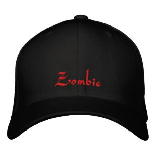 Bordado Boné Zombie / Chapéu