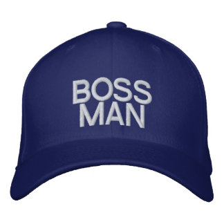 Bordado BOSS MAN - Boné personalizável por eZaZZleMan.com