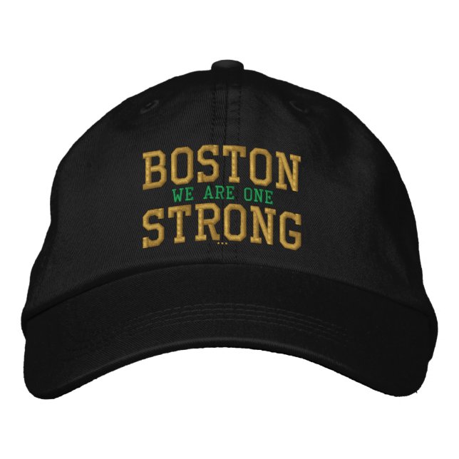 Bordado Boston Forte Somos Um Boné Embroborado (Frente)