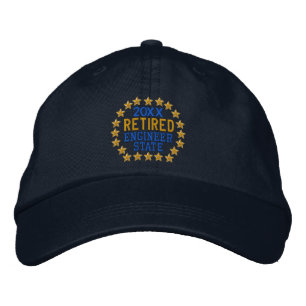 Bordado Estrelas de aposentadoria personalizam seu Boné bo