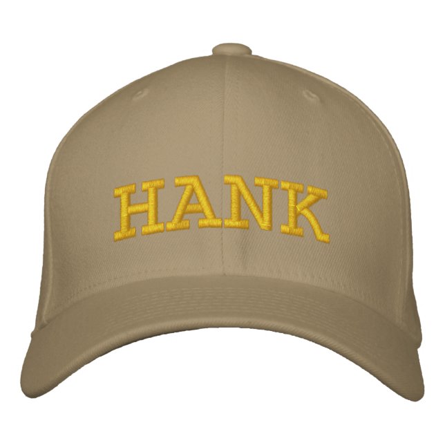 Bordado Hank Grant Tan Ball Boné (Frente)
