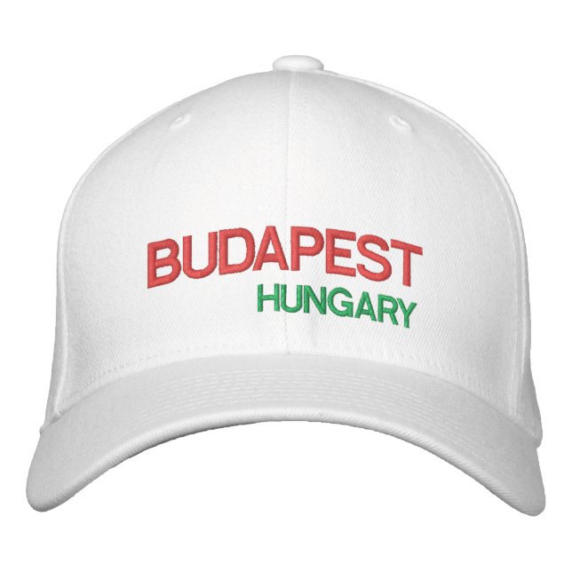 Bordado Hungria Budapest Boné Personalizado Budapest Sapka (Frente)
