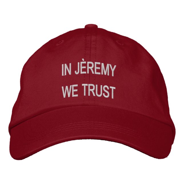 Bordado Jeremy Corbyn Arsène Boné (Frente)