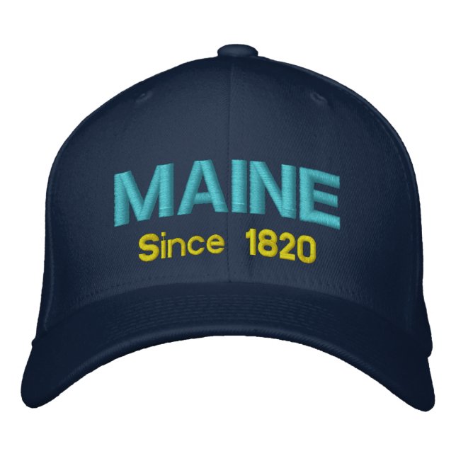 Bordado Maine desde o Boné de 1820 (Frente)