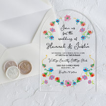Bordado mexicano Fiesta Floral Wedding