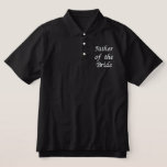 Bordado Padre da Noiva<br><div class="desc">Um presente perfeito para o Pai da Noiva, este zip bordado. Personalize a fonte e a cor do bordado.</div>