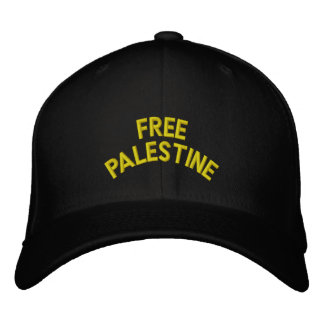 Bordado Palestina Livre: Boné de Baseball Personalizado (P