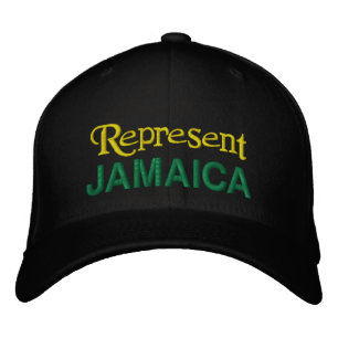 Bordado Representar o Boné da Jamaica