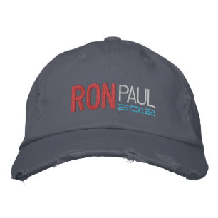 Bordado Ron Paul Embroidered Boné