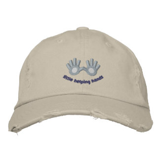 Bordado Sorria Logotipo Distante Boné Chino Twill