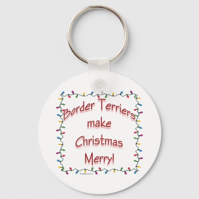 Bordas Terristas Fazem Chaveiro de Feliz de Natal (Frente)