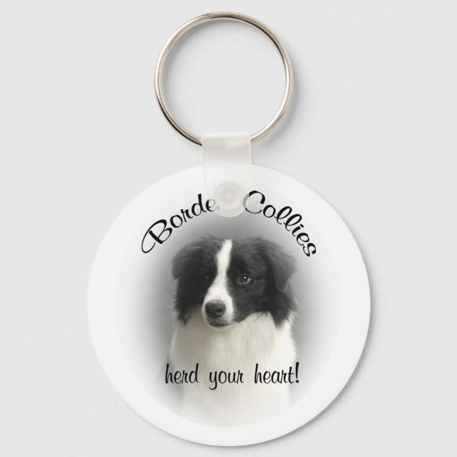 Border Collie Chaveiro (Frente)