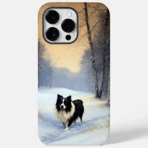 Border Collie Deixe Nevar Natal