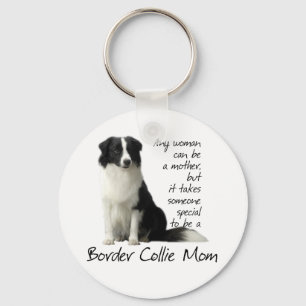 Border Collie Mãe Chaveiro